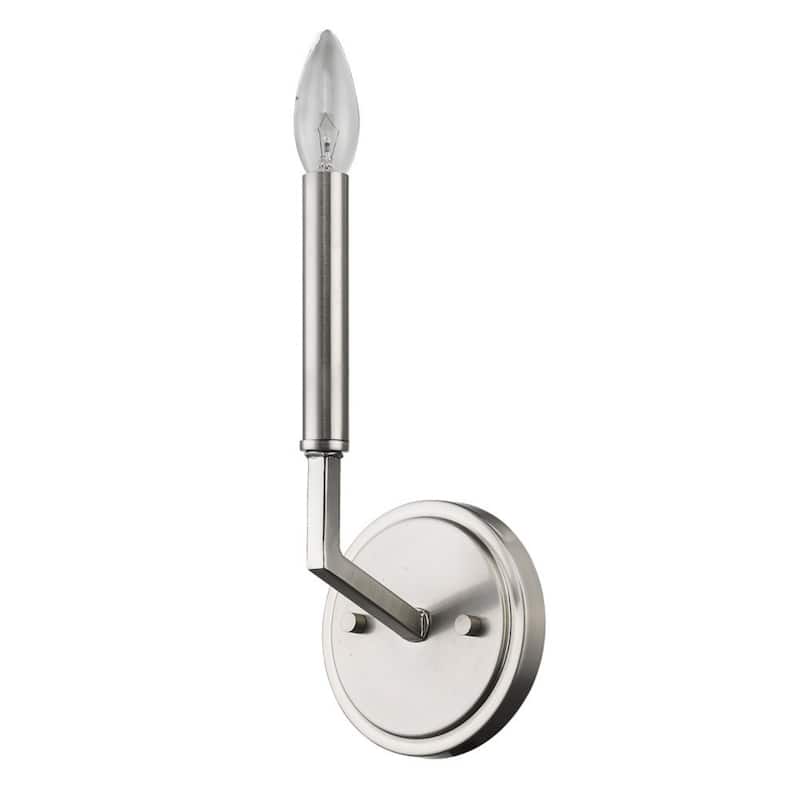 Minimalist Silver Flush Mount Wall Sconce with Swing Arm and Hardwired Dimmable Option - 10.5" H x 5" W x 4" D