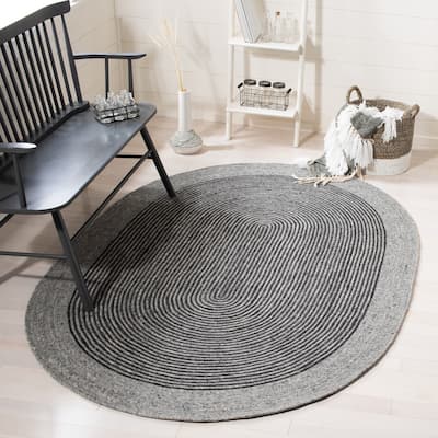SAFAVIEH Handmade Braided Nooria Wool Rug