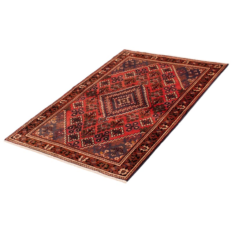ECARPETGALLERY Hand-knotted Konya Anatolian Copper Wool Rug - 4'5 x 6'8