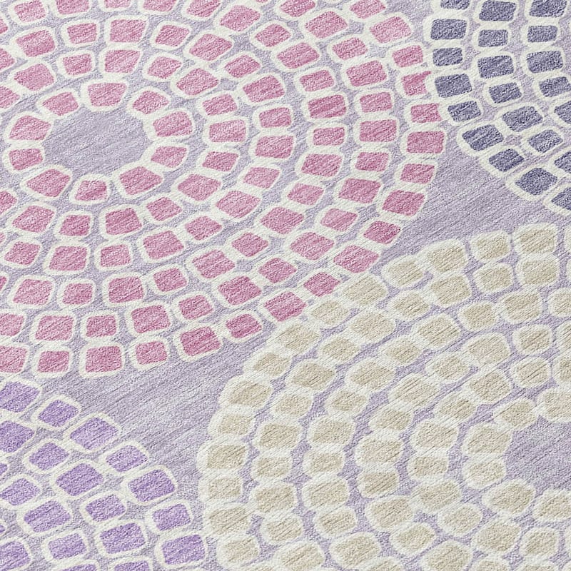 Machine Washable Indoor/ Outdoor Chantille Contemporary Geo Rug