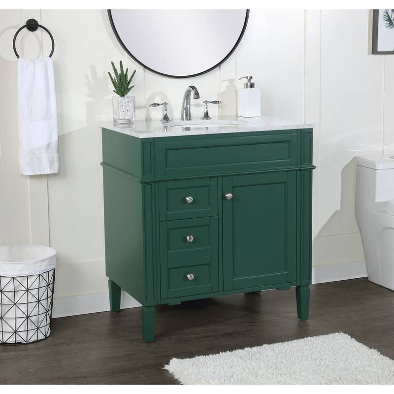 Elegant Lighting VF12532 Park Avenue 32" Free Standing Single Basin