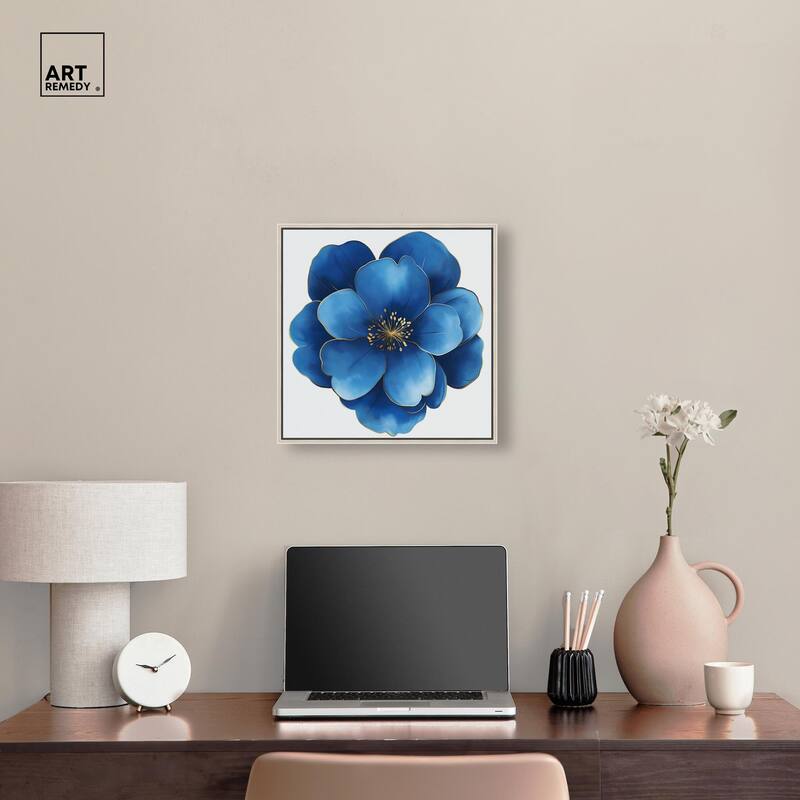 Blue Brilliance I Canvas by Art Remedy