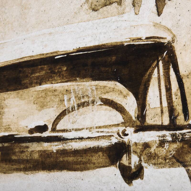 Vintage Car Picture IV (36 x 27) Canvas Art Print