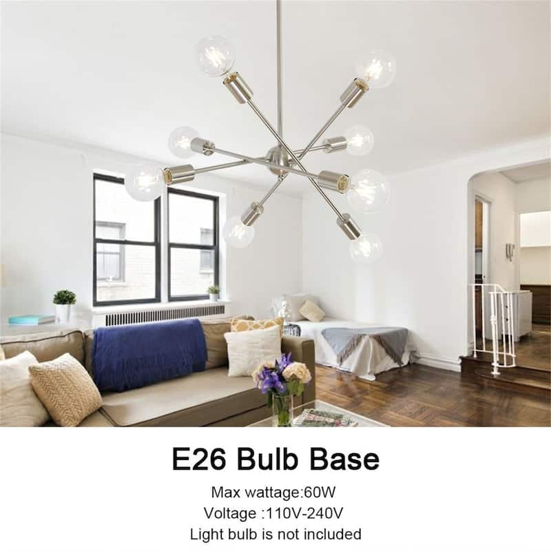 Statement Two-Tone Sputnik Chandelier