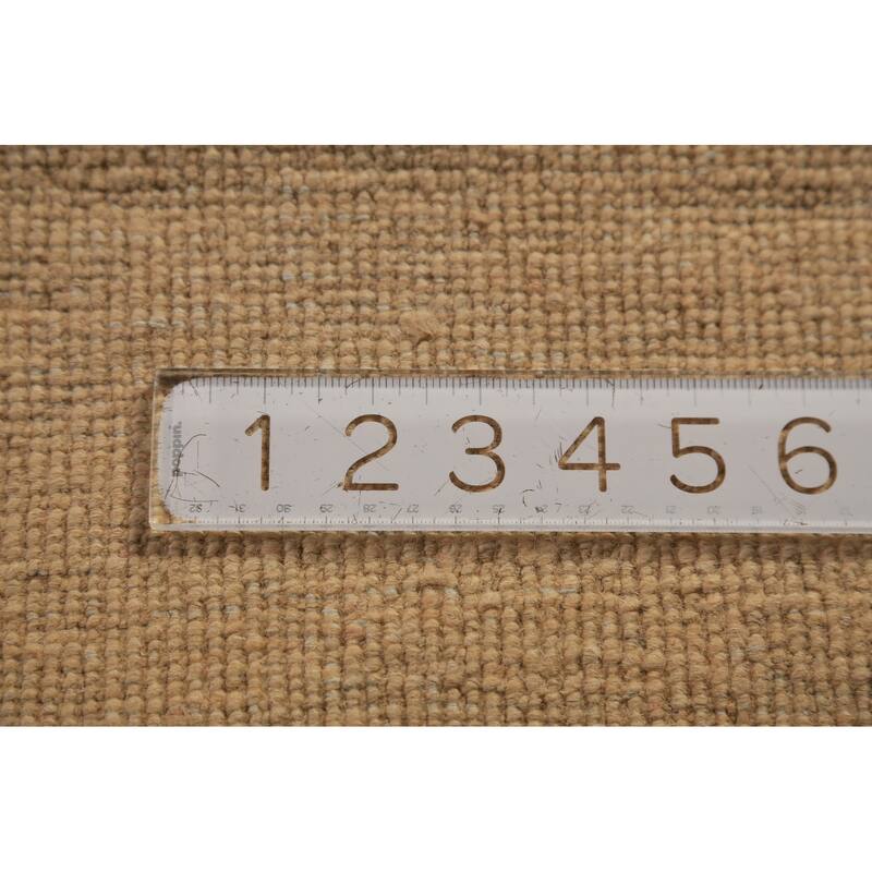 Modern Gabbeh Runner Rug Hand-Knotted Tribal Wool Carpet - 2'9" x 9'6"