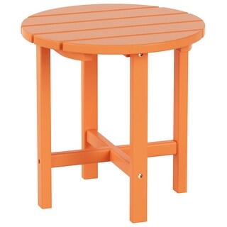 POLYTRENDS  Altura Eco-friendly All Weather  Round 18" Side Table
