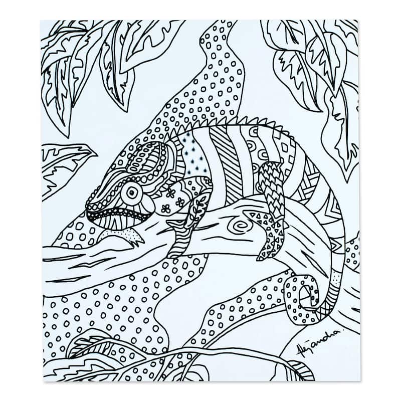 Novica Handmade Natures Emotion Coloring Postcards (Pair)