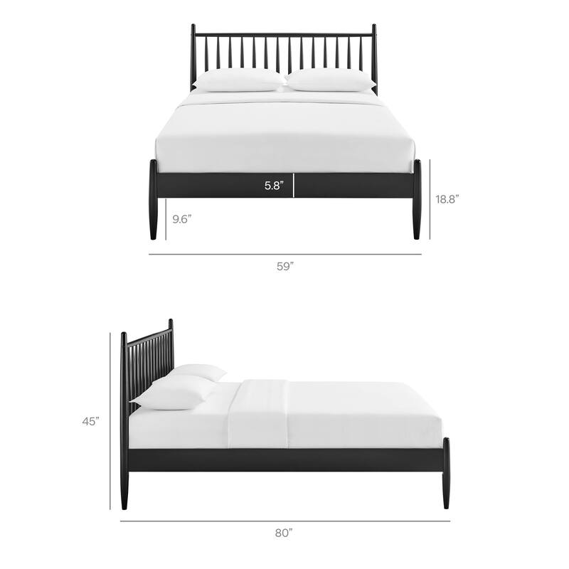 Zane Size Spindle Bed