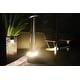 preview thumbnail 10 of 20, Hilliard 46" tall Stainless Steel and Black Patio Fountain, LED Lights - 12" x 47"