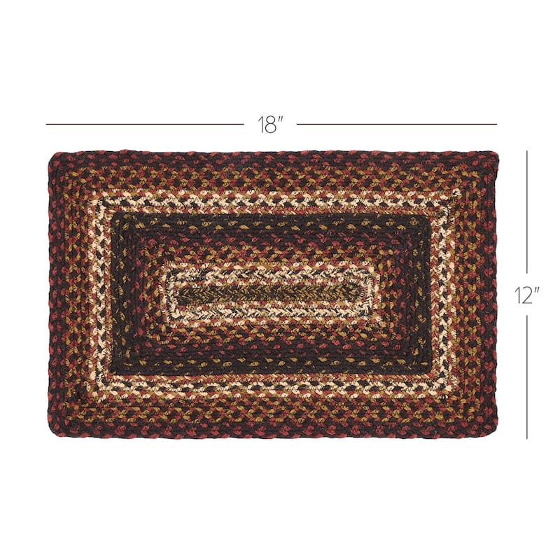 Beckham Jute Rect Placemat 12x18 - 12 x 18