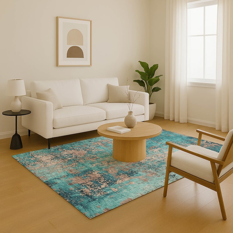 Premium Washable Super Soft Chic Abstract Mayfield Rug