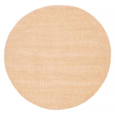 Kashkuli Gabbeh Tan Rug 5'4" x 5'4" - 5'4 x 5'4