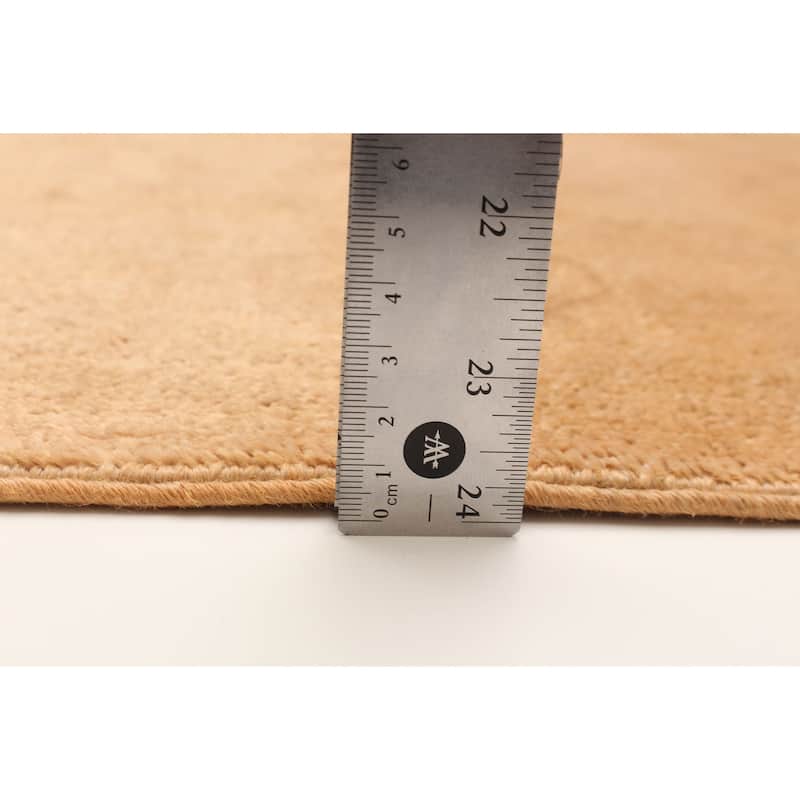 ECARPETGALLERY Hand-knotted Vibrance Tan Wool Rug - 3'11 x 6'1
