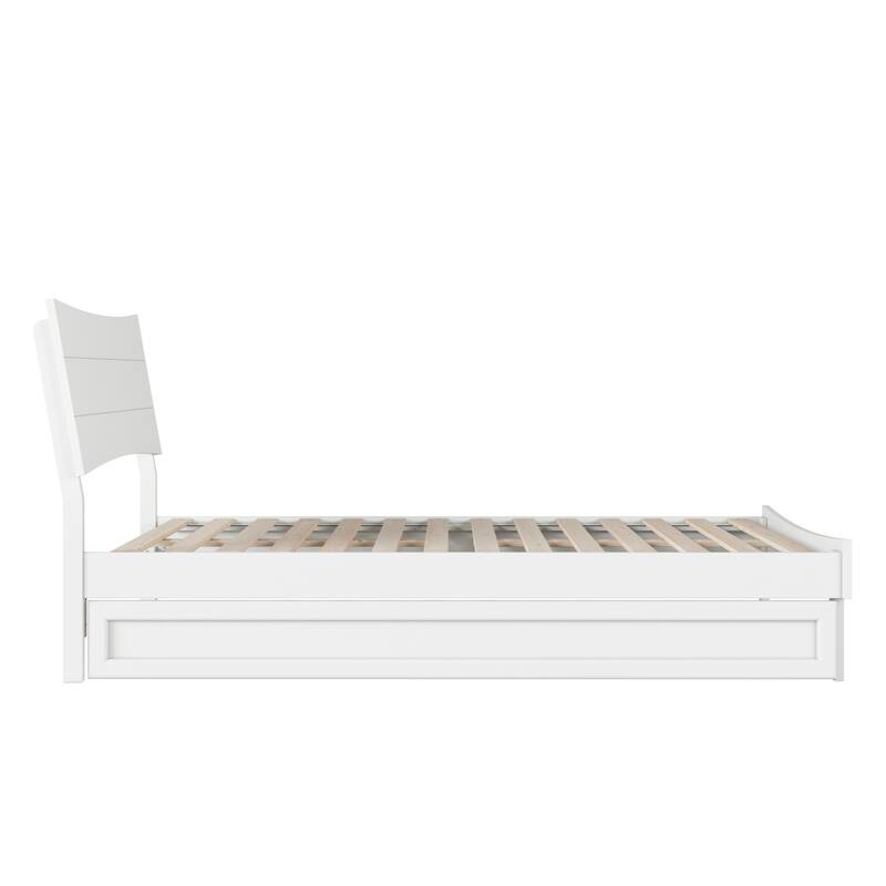 Phoenix Wood Platform Bed with Trundle