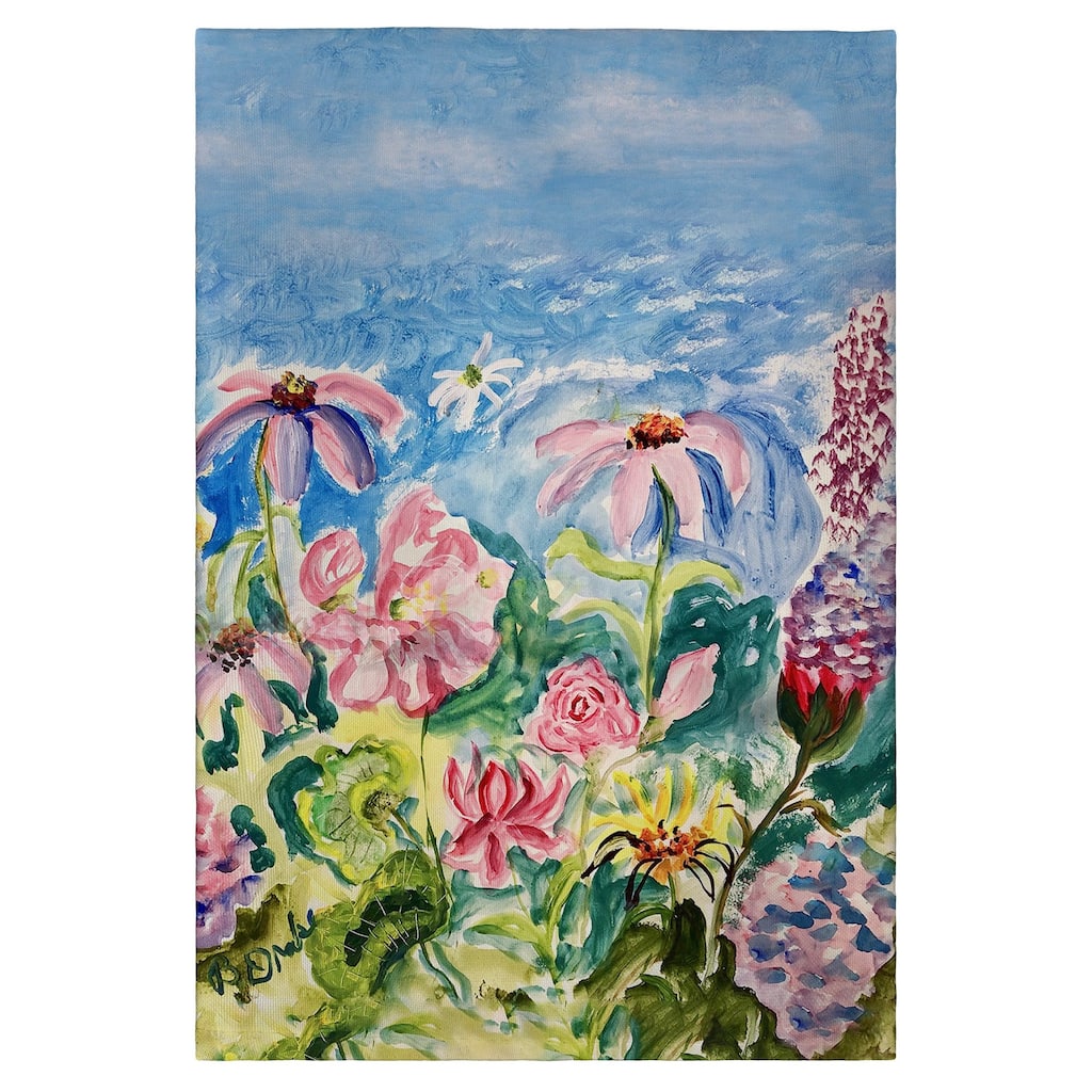 Pink Garden II Guest Towel - 20x20