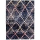 preview thumbnail 38 of 48, ECARPETGALLERY Morocco Abstract Moroccan Rug 6'7" x 9'6" - Navy Blue