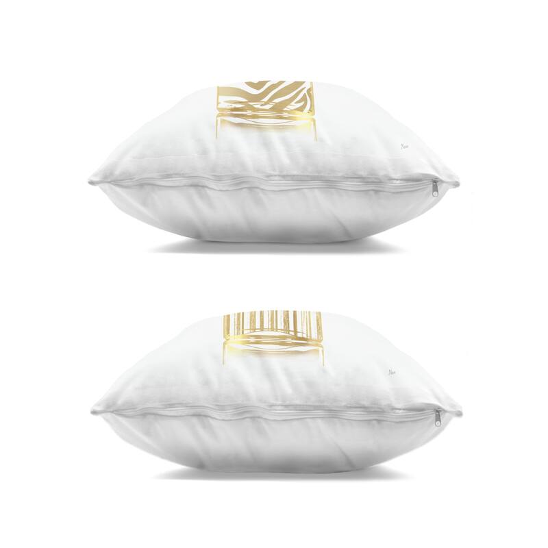 Stupell Glam Detailed Perfume Bouquets Decorative Printed Throw Pillow Design by Nan (Set of 2)