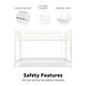 preview thumbnail 12 of 17, Avenue Greene Eliza Small Space Twin over Twin Metal Bunk Bed
