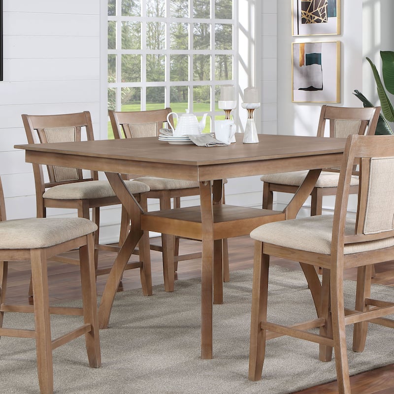 Furniture of America Dionne Contemporary 54-inch Counter Height Dining Table