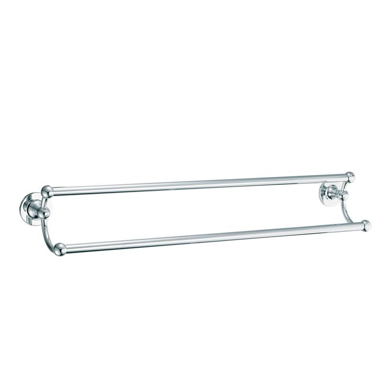 Carlton Double 30" Towel Bar in Polished Chrome