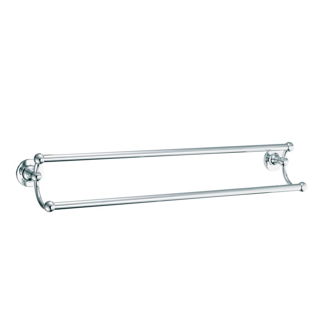 Carlton Double 30" Towel Bar in Polished Chrome
