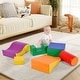 preview thumbnail 4 of 15, Colorful Soft Climb and Crawl Foam Playset 6 in 1 Colorful