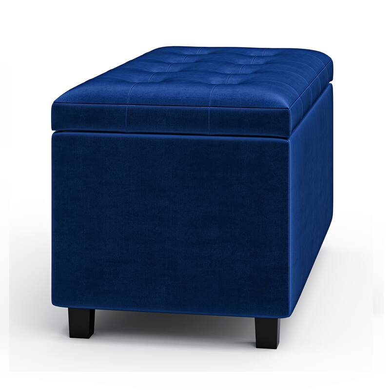 WYNDENHALL Essex 34-in. Wide Rectangular Storage Ottoman