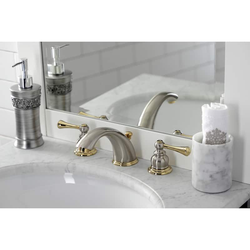 Kingston Brass Vintage Deck Mount Widespread Bathroom Faucet