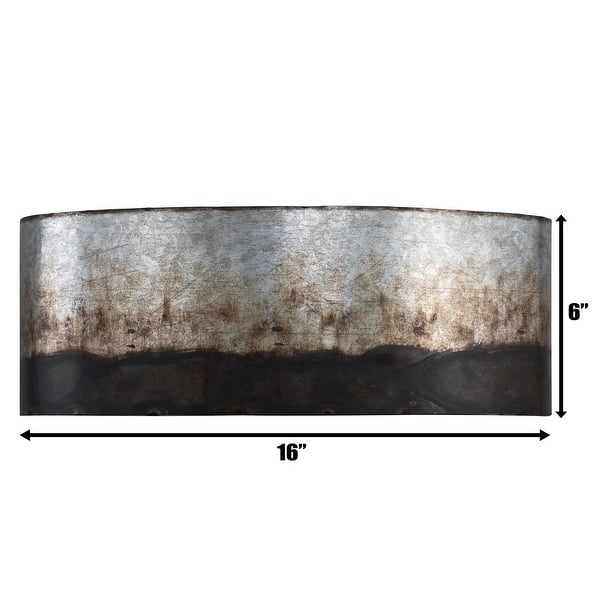 Varaluz Cannery 2-Light Bathroom Vanity Light - Ombre Galvanized