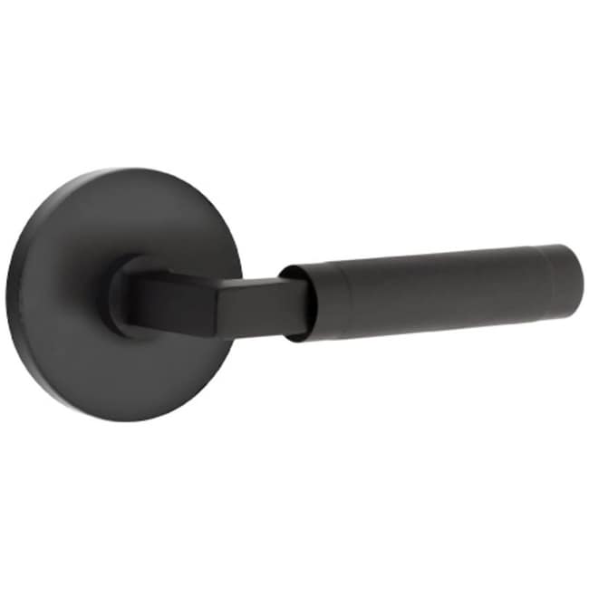 Emtek 5059.LS.KN.RH Knurled L-Square Right Handed Non-Turning