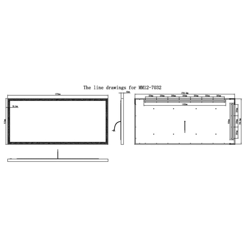 Modern Mirrors Vera Lighted LED Bathroom Vanity Mirror - IP44