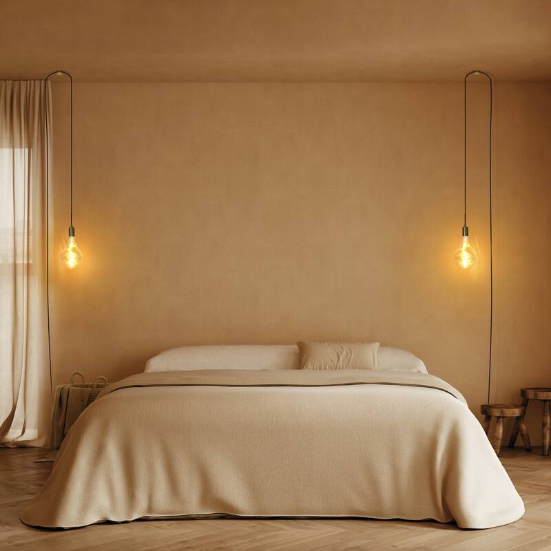 Brightech Scorpio 4-Watt Gradient Dimming Antiqued Brass Modern Industrial LED Pendant Light