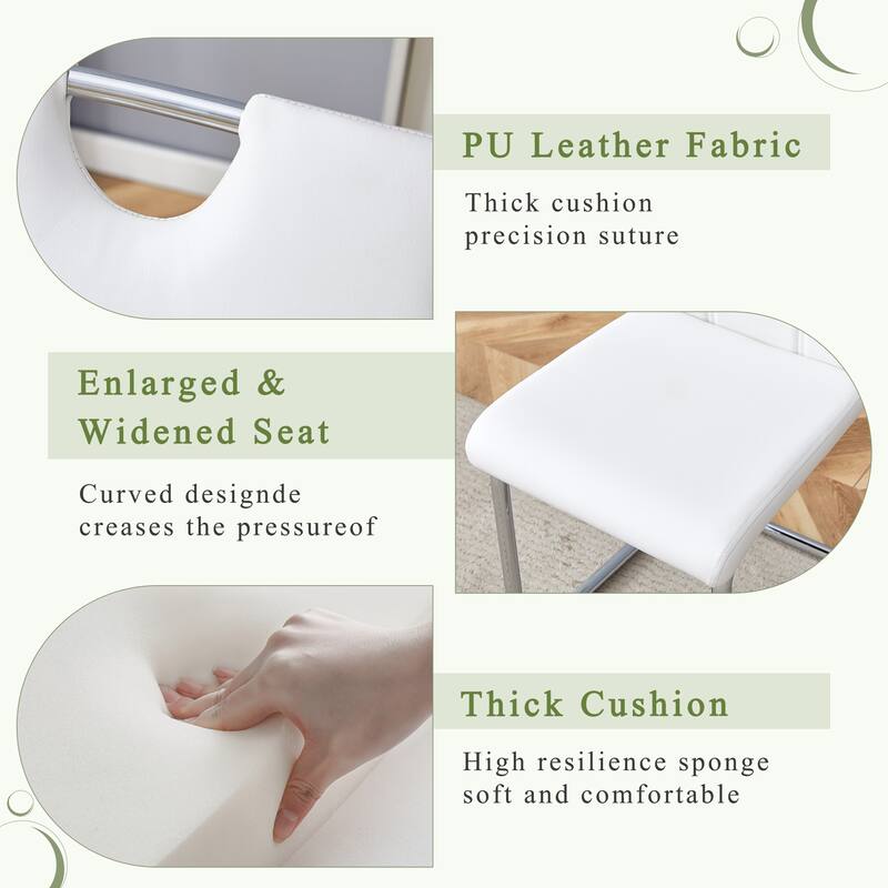 7-Piece Kitchen Table Set with Tempered Glass Rock Top, Dining Table Set with 6 Upholstered Chairs for Dining Room