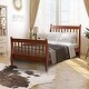 preview thumbnail 20 of 25, Twin Platform Bed Frame with Wood Slat Support and Storage - Modern, Compact