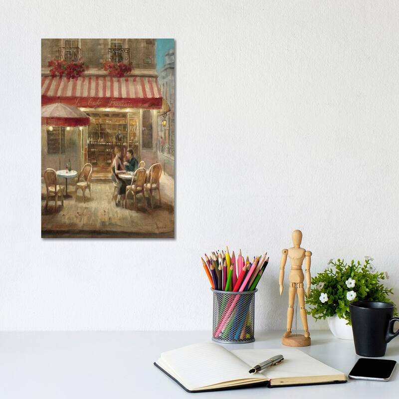 iCanvas "Paris Cafe II Crop" by Danhui Nai Canvas Print - 12x8x0.75
