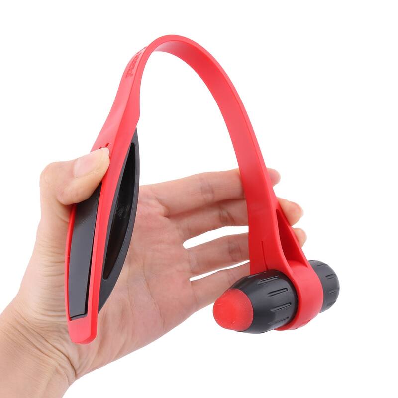 Health Care Tool Plastic Shoulder Body Stress Reliever Massage Hammer - Black,Red