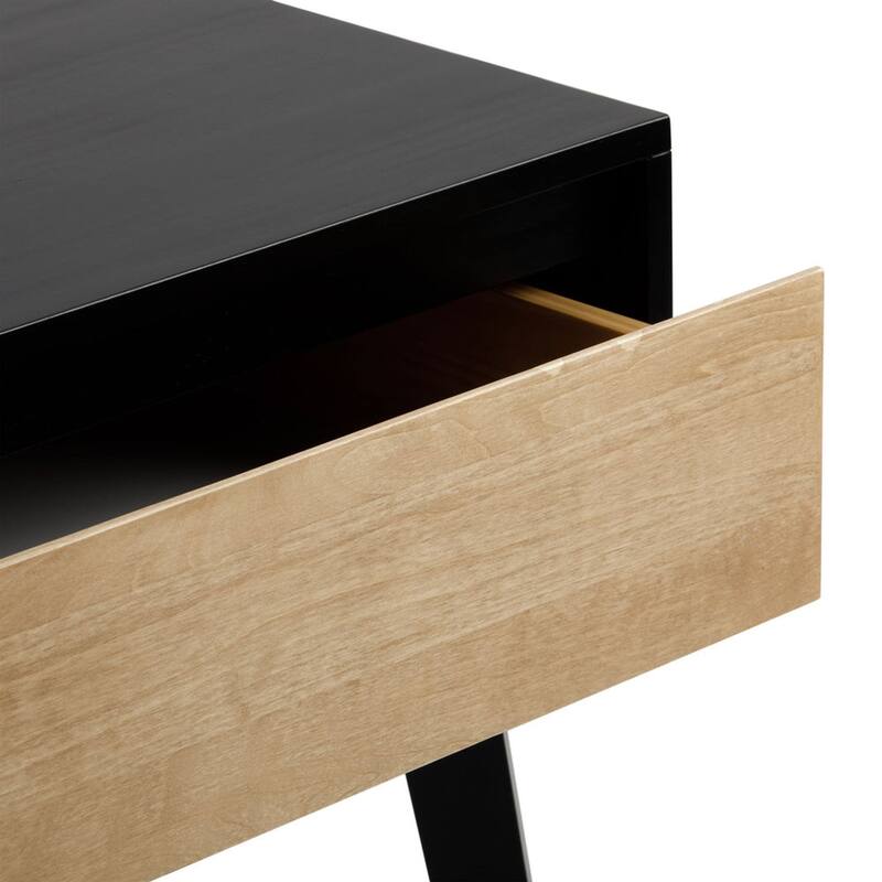 Max and Lily Scandinavian 1 -Drawer Nightstand - Set of 2