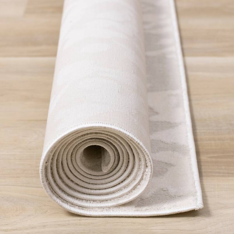 Hudson Collection - Grey/Light Cream Soft Area Rug