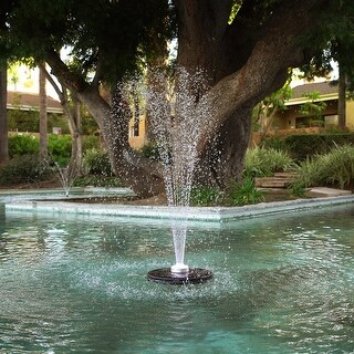 550 GPH Floating Spray Fountain Pump with LED Lights
