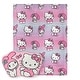 preview thumbnail 1 of 10, Sanrio Hello Kitty Silk Touch Throw Blanket and Cloud Pal Set 50x70 inches - Hello Bun