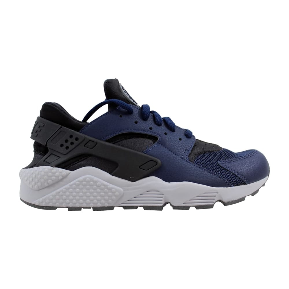 navy blue and grey huaraches