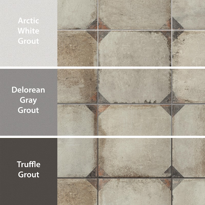 Merola Tile D'Anticatto Decor Trapani 8-3/4" x 8-3/4" Porcelain Floor and Wall Tile