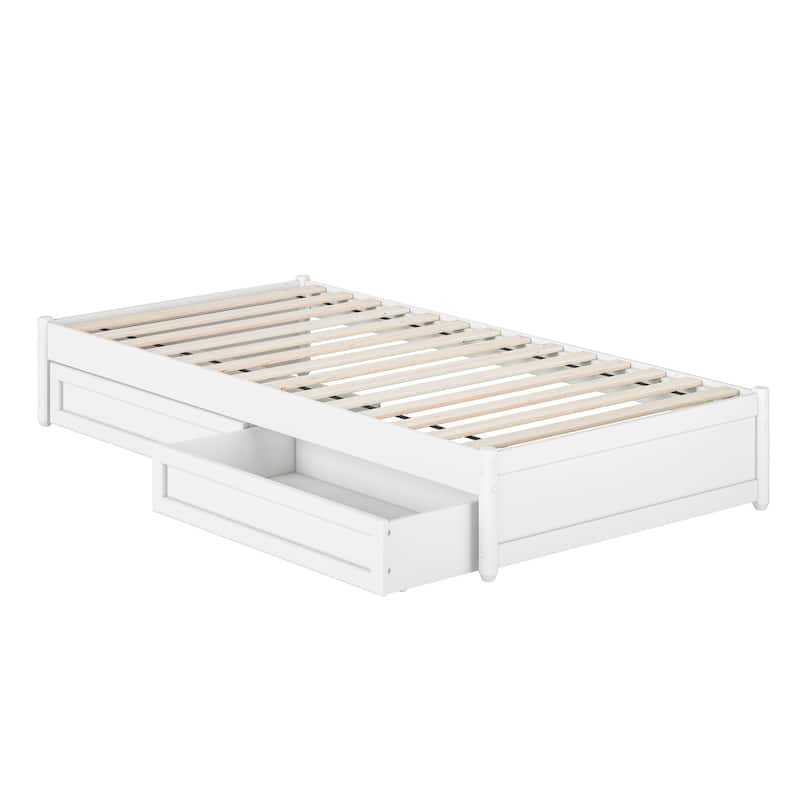 Barcelona Panel Platform Bed with Storage Drawers