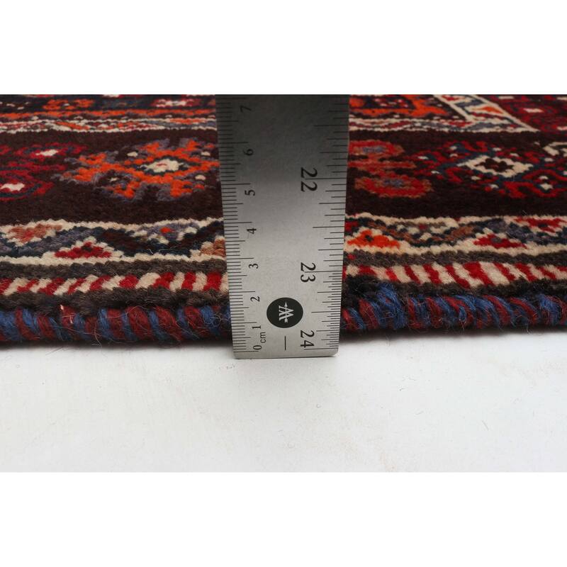 ECARPETGALLERY Hand-knotted Melis Vintage Red Wool Rug - 5'8 x 8'10