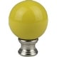 preview thumbnail 8 of 6, Ceramic Ball Lamp Finial, 2-inch Tall Yellow