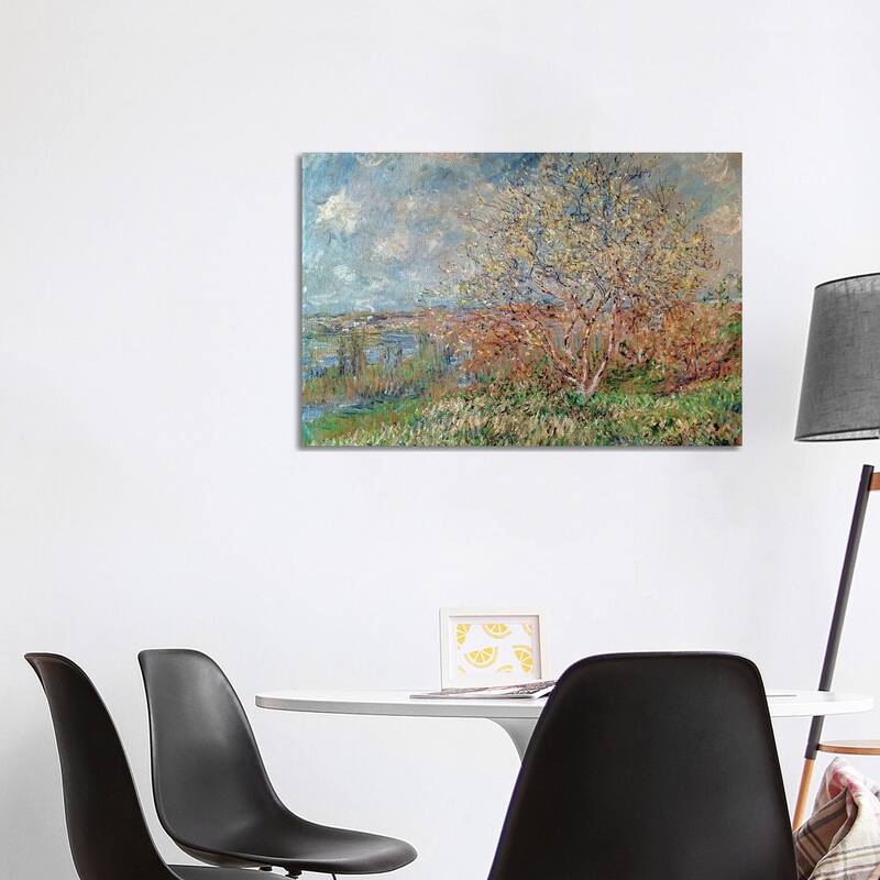 iCanvas "Spring, 1880-82 " by Claude Monet Canvas Print - 26x40x1.5