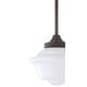 preview thumbnail 20 of 66, Cleo Adjustable Drop Metal/Glass LED Pendant, by JONATHAN Y