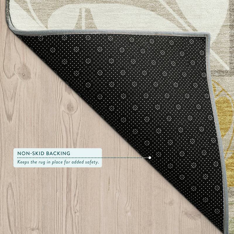 Machine Washable Indoor/ Outdoor Patch Lupton Chantille Rug