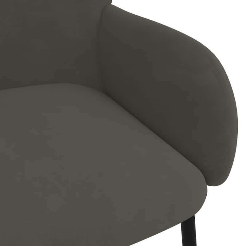 vidaXL Dining Chairs 2 Pcs Accent Upholstered Chair for Living Room Velvet - 22.8" x 22.4" x 30.9"