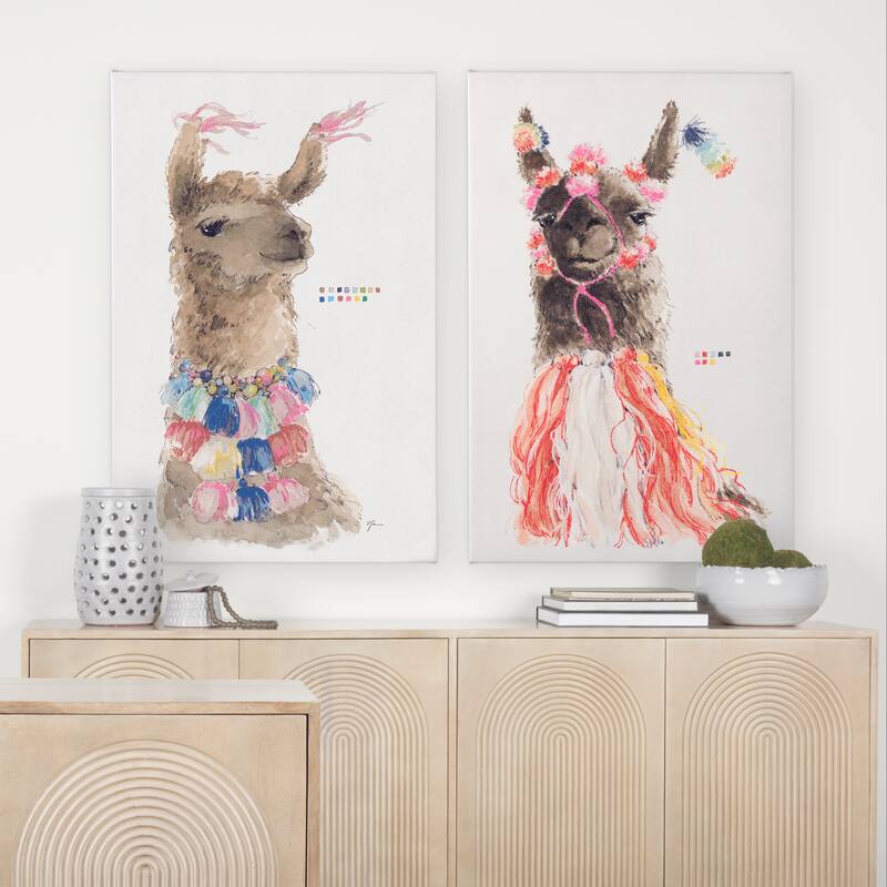 Lama I (30 x 45) Canvas Art Print